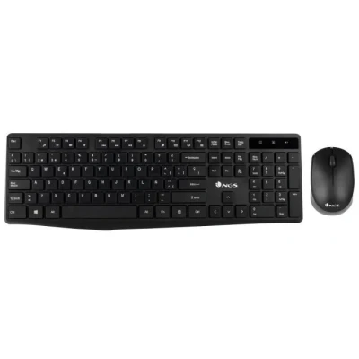 Image de NGS ALLURE KIT ITALIAN: combo avec souris et clavier sans fil 2,4 GHz. 12 touches FN + multimedia. 1200 dpi DISPOSITION: ITALIEN