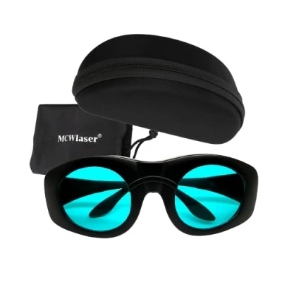 Image de MCWlaser Lunettes de Protection Laser OD7+ 680nm 1100nm DIR L6 Sécurité pour ND:YAG,Diode 694nm 755nm 808nm 980nm 1064nm Wide Spectrum Continuous Absorption Type EP 15 style 4