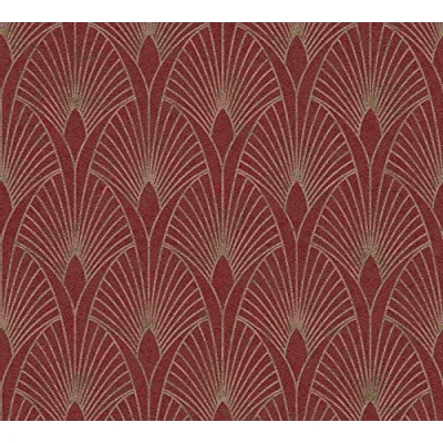 Image de Livingwalls papier peint intissé New Walls 50&#039;s Glam 10,05 m x 0,53 métallisé rouge 374274 37427 4