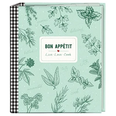 Image de moses. Cook &amp; Style Classeur de recettes Bon Appétit au format DIN A5, livre avec 25 feuilles et 5 poches intercalaires, le individuel à écrire soi même 80667