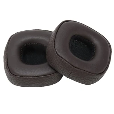 Image de Coussinets d&#039;oreille de Remplacement pour Major III Filaire, Coussin en Cuir PU Mousse à Mémoire Forme Casque (Brun)