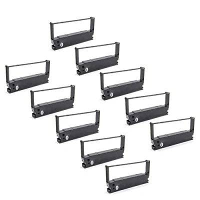 Image de 10 x ruban, ruban en nylon, bande d&#039;encrage vhbw de type ERC 32, C43S015371 pour imprimante matricielle Epson TM H6000, H6000i, H6000iv