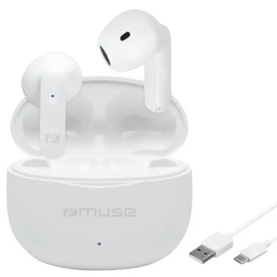 Image de Muse M 270 TWS écouteur/casque True Wireless Stereo (TWS) Ecouteurs Appels/Musique Bluetooth Blanc Neuf