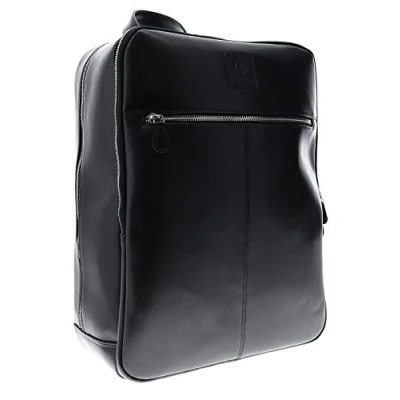 Image de Exacompta Réf. 17637E Sac à dos ordinateur Exactive cuir vachette compartiment protégé pour mettre un portable et poche fermée avec scratch tablette le travail, les loisirs
