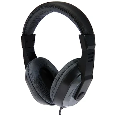 Image de Thomson Casque &quot;HED2006BK/AN&quot; (circum aural, câblage uni latéral, Over the Ear, Serre tête, Avec fil, 20 20000 Hz, 1,2 m) Noir