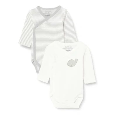 Image de Playshoes Wickel body Wal 2er Pack Ensemble de sous vêtement pour bébés et bambins Mixte enfant naturel 2 56