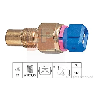 Image de EPS 1.830.553 Sonde De Température Liquide Refroidissement Made in Italy OE Equivalent PEUGEOT: 206 3/5 portes, 306 Partner I Van