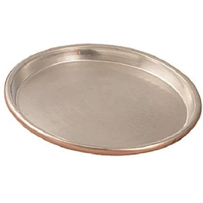 Image de Vigor Blinky 94080 38 Plat à Four Rond en cuivre étamé Bord 3 cm Diamètre