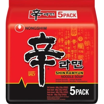 Image de Nongshim Shin Ramyun Nouilles instantanées style coréen 600 g