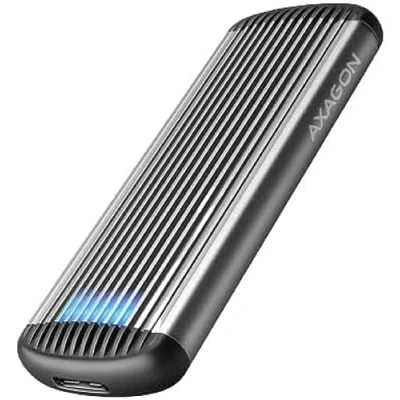 Image de AXAGON EEM2 SA USB Micro B 3.2 Gen 1 M.2 SATA SSD Gehäuse, Werkzeuglos gerippt 8595247906489