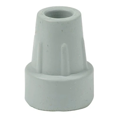 Image de Lifeswonderful® Lot De 4 Embouts en Caoutchouc pour Cannes Et Béquilles Type Z Gris 16mm