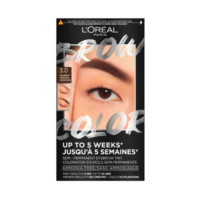 Image de L&#039;Oréal Paris Coloration Sourcils BROW Color Teinture à sourcils, Taille: 58.4 g, dark brunette