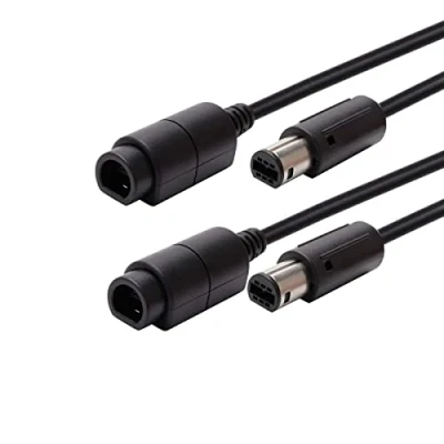Image de Link e : 2 X Cable Rallonge Extension Compatible avec Manette de Jeu sur Console Nintendo Gamecube/Wii