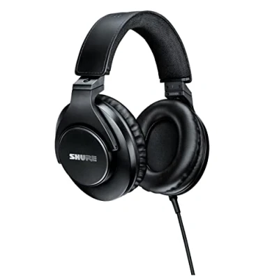 Image de Shure SRH440A Casque Filaire Circum Auriculaire Monitoring &amp; Enregistrement, Studio Pro, Réponse Fréquencielle Améliorée, Tous Appareils Audio, Qualité Design Réglable Pliable Version 2022