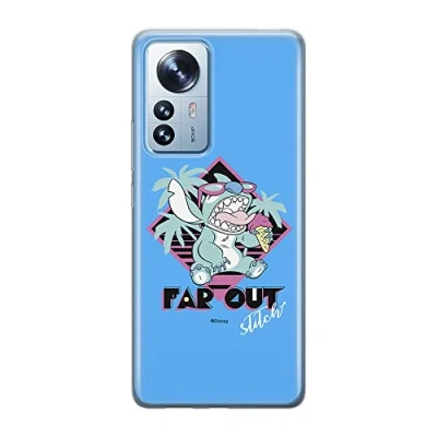 Image de ERT GROUP Coque de téléphone Portable pour Xiaomi 12 / 12X Original et sous Licence Officielle Disney Motif Stitch 005 Parfaitement adapté à la Forme du Portable, en TPU
