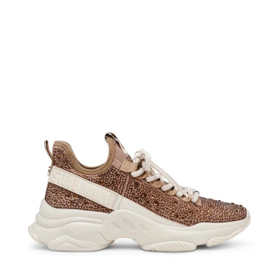 Image de Steve Madden Maximar Baskets basses, Femme, Taille: 37, Buff gold Textile