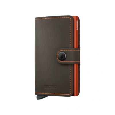 Image de Secrid Miniwallet Matte Truffle &amp; Orange Gravure gratuite