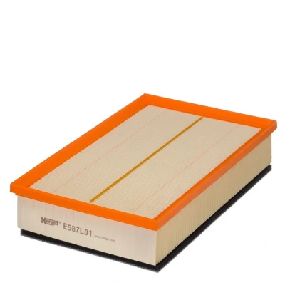 Image de HENGST FILTER E587L01 Filtre à air 65 189 309 Cartouche filtrante VOLKSWAGEN: Multivan 5 (7HM, Transporter 5, Bus