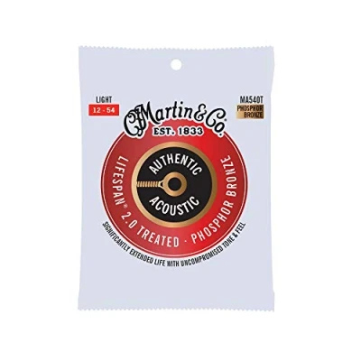 Image de MARTIN Cordes Authentic Treated, Light, 92/8
