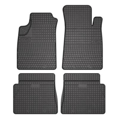 Image de FROGUM 0649 Ensemble de tapis sol Caoutchouc avant et arrière 4 noir Sur mesure RENAULT: Kangoo I, I Express
