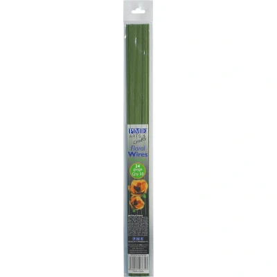 Image de PME FW24 Set de 50 Fils pour Fleurs, Métal, Vert, 0.1 x 36 cmFW24
