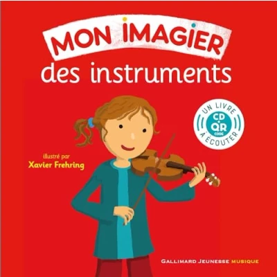 Image de Mon imagier des instruments: Livre CD avec QR code