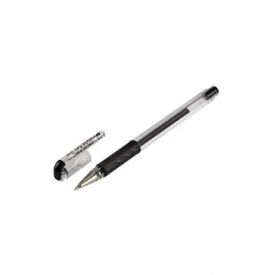 Image de Pentel Stylo à encre gel hybride avec poignée en caoutchouc Noir 0,6 mm