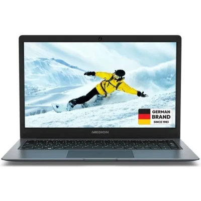 Image de PC portable MEDION AKOYA E14223 MD62560 14 FHD Intel Celeron N4120 RAM 8 Go eMMC 128Go Windows 11 Home S AZERTY Neuf