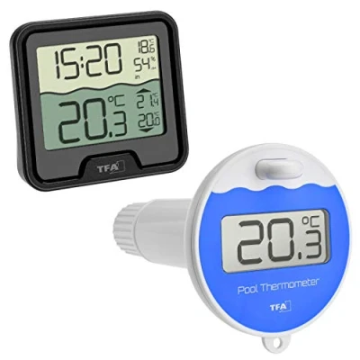 Image de TFA Dostmann Marbella Thermomètre de piscine sans fil Anthracite