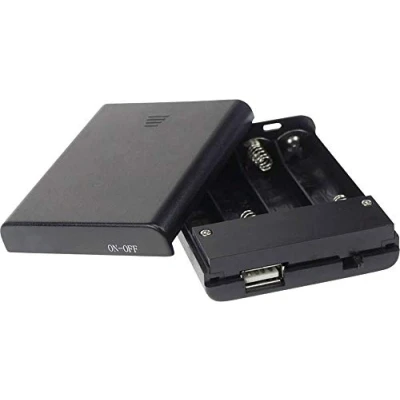 Image de COUPLEUR DE 4 PILES R6 (AVEC CONNEXION USB) + INTERRUPTEUR