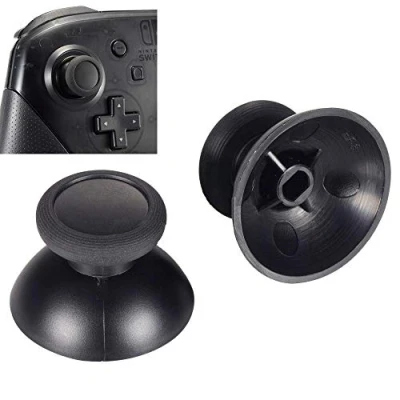 Image de Lot de 2 joysticks analogiques en Forme Champignon 3D Replacement pour Nintendo Switch NS Pro Manette