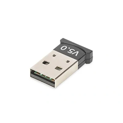 Image de DIGITUS Adaptateur USB Bluetooth 5.0 pour PC et Ordinateur Portable Plus de 3 connexions simultanées Low Energy (BLE) Portée jusqu&#039;à 20 m Compatibilité descendante Clé