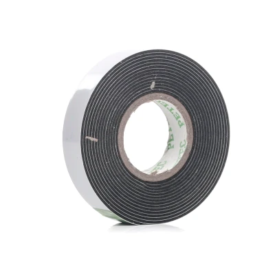 Image de PETEC 87122 Bande adhésive 12 20C +120C noir 2 bilatéral