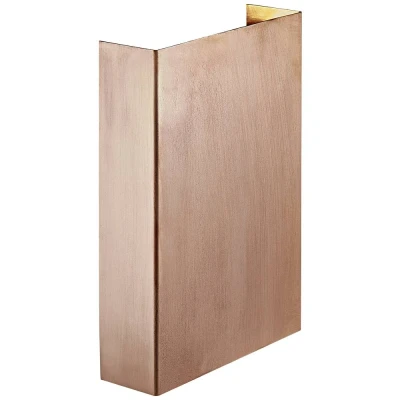 Image de FOLD Applique d&#039;extérieur LED Métal H21cm Cuivre Nordlux designé par Bønnelycke MDD H 21cm / l 15cm 5,2cm