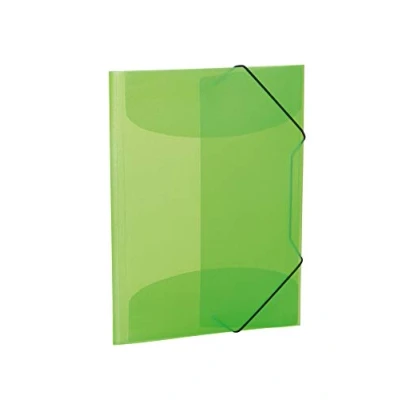 Image de HERMA Chemises à élastique Translucide en Vert, A3, plastique robuste, avec 3 rabats intérieurs, 1 porteé de chemise