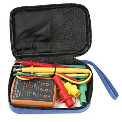 Image de ATOPLEE 3 Présence de séquence rotation Phase Tester Indicateur compteur Détecteur LED et buzzer 60V 600V (3 AC)