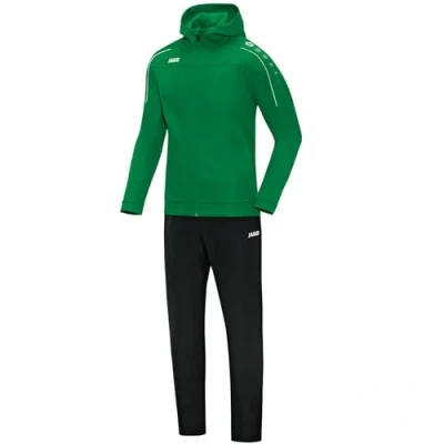 Image de JAKO Costume De Présentation Classico Avec Capuche, Mixte, Vert Sportif, L