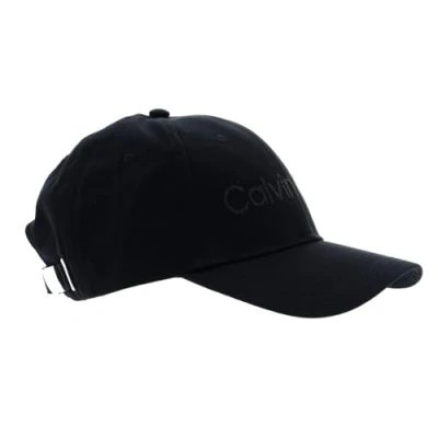 Image de Calvin Klein Must Minimum Logo Cap K60K610391 Casquette, Noir (CK Black), OS Femme
