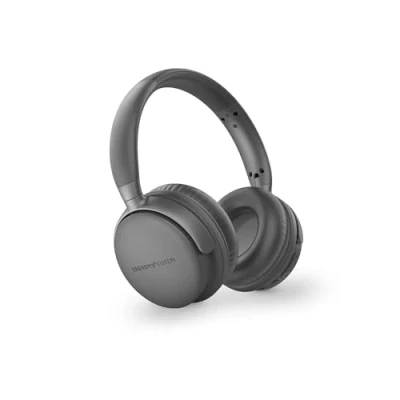 Image de Energy Sistem Studio Plus Écouteurs Bluetooth (Radio FM, Batterie 45h, Lecteur MP3 MicroSD, Deep Bass, Coussinets en Cuir protéiné et Mousse à mémoire de Forme élastique) Gris