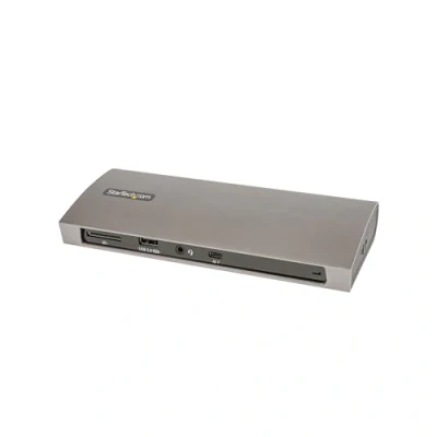 Image de StarTech.com Dock Thunderbolt 4 Hub 96W Power Delivery Moniteur unique 8K/Double moniteurs 4K 60Hz Docking Station 3xTB4/USB4/4xUSB A/SD/GbE (TB4CDOCKUE)