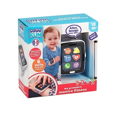 Image de Infini Fun Ma première Montre Fitness La d’Imitation pour Les Tout Petits Jouet d&#039;imitation Multi apprentissages dès 18 Mois