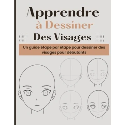 Image de Apprendre à dessiner des visages: Un guide étape par pour visages débutants Techniques simples expressions faciales et traits détaillés
