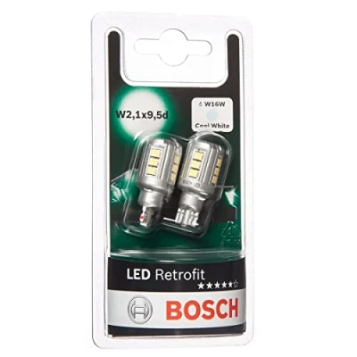 Image de Bosch W16W LED Retrofit lampes auto 12 V 1,8 W W2,1x9,5d 2 ampoules