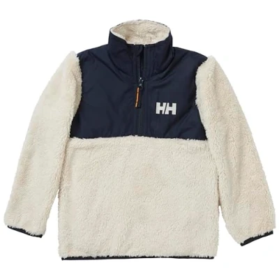 Image de Helly Hansen Champ 1/2 Zip Midlayer Sweatshirt Enfants Enfant Cream FR : XXS (Taille Fabricant 3)