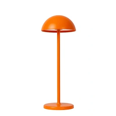 Image de Lucide JOY Lampe de table Extérieur Rechargeable Batterie Ø 12 cm LED Dim. 1x1,5W 3000K IP54 Orange