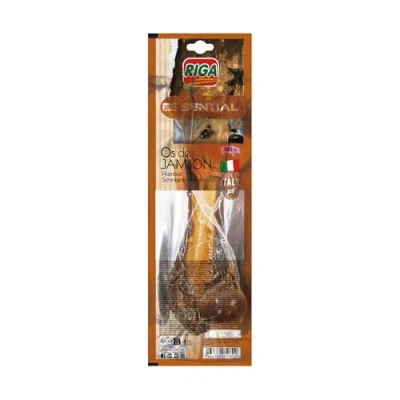 Image de Riga Essential, Os de Jambon Friandise pour Chien Riche en Porc et Protéines Matière Première Naturelle, Non Transformée 1