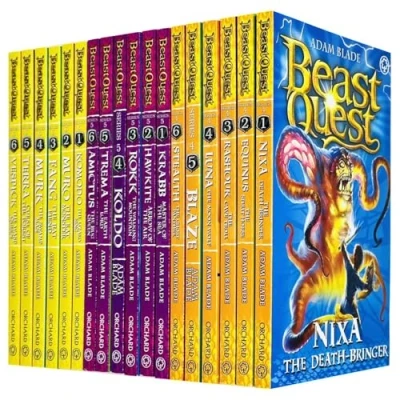 Image de Beast Quest The Battle Collection 18 Books Series 4 6 Box Set by Adam Blade