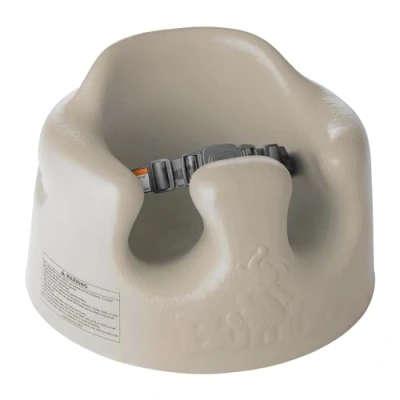Image de Bumbo Siège de sol bébé avec harnais réglable 3 mois et plus Sit Me Up Chaise pour Taupe