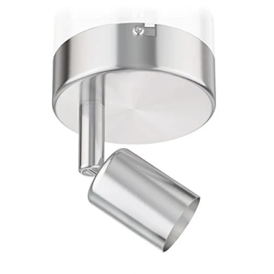 Image de ledscom.de Plafonnier/Applique LUNARA, inox mat, 1x GU10 max. 25W, lampe de plafond, spot spot, projecteur, Led, lampe, intérieur, salon, cuisine, couloir, bar, Ceiling