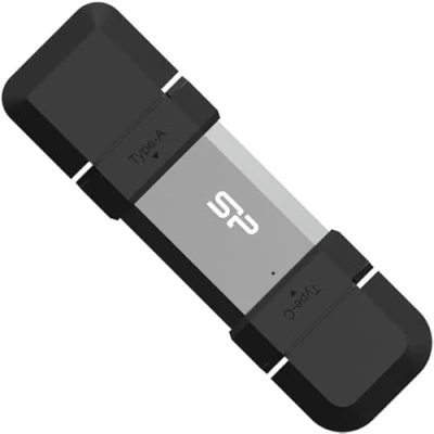 Image de Clé USB SP SILICON POWER C51 128 Go 3.2 Type C Noir